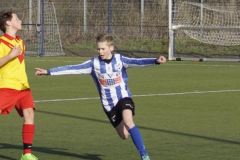 Quick Boys JO13-4 - Van Nispen JO13-1 (16 februari 2019)