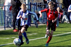 Quick Boys JO13-4 - Teylingen JO13-1 (23 februari 2019)