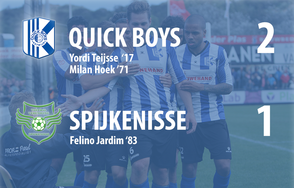 Belangrijke zege Quick Boys K.v.v. Quick Boys