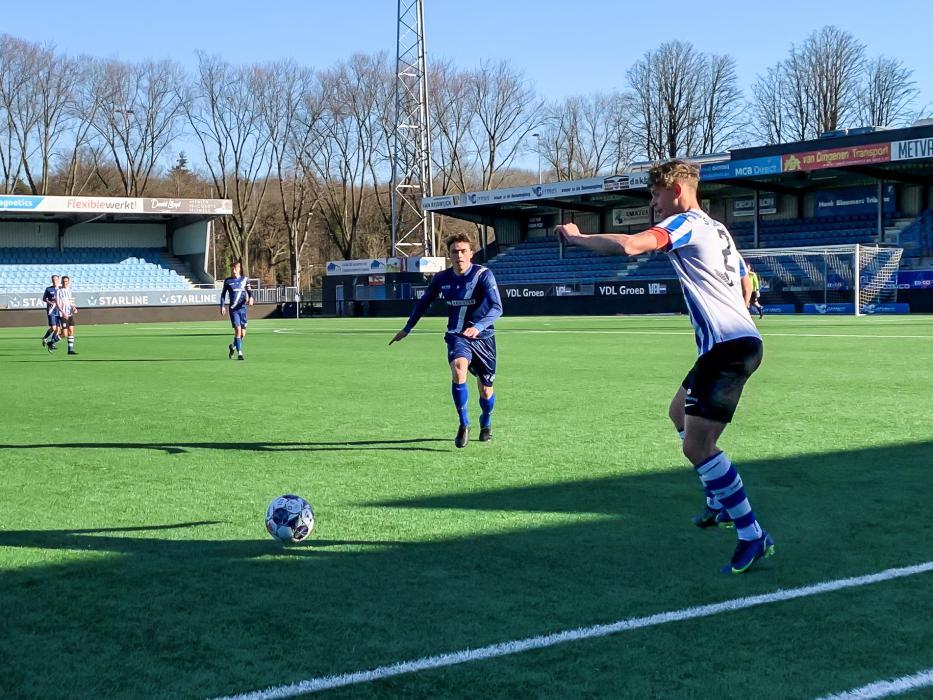 Jong Quick Boys verliest van sterk F.C. Eindhoven
