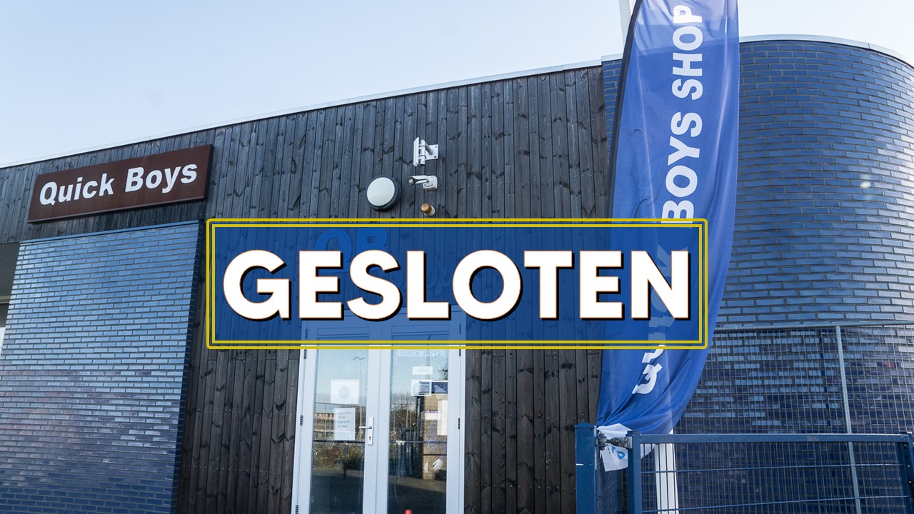 Shop gesloten