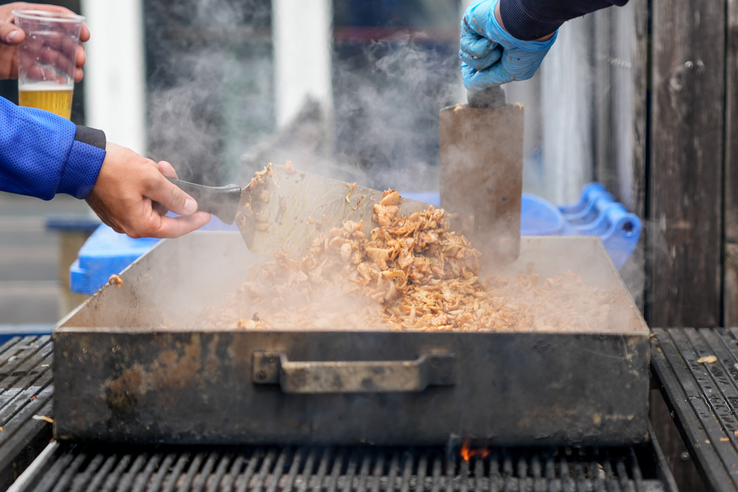 familiedagen, plezier, gezelligheid, vlees, b.b.q., barbeque, eten (2)