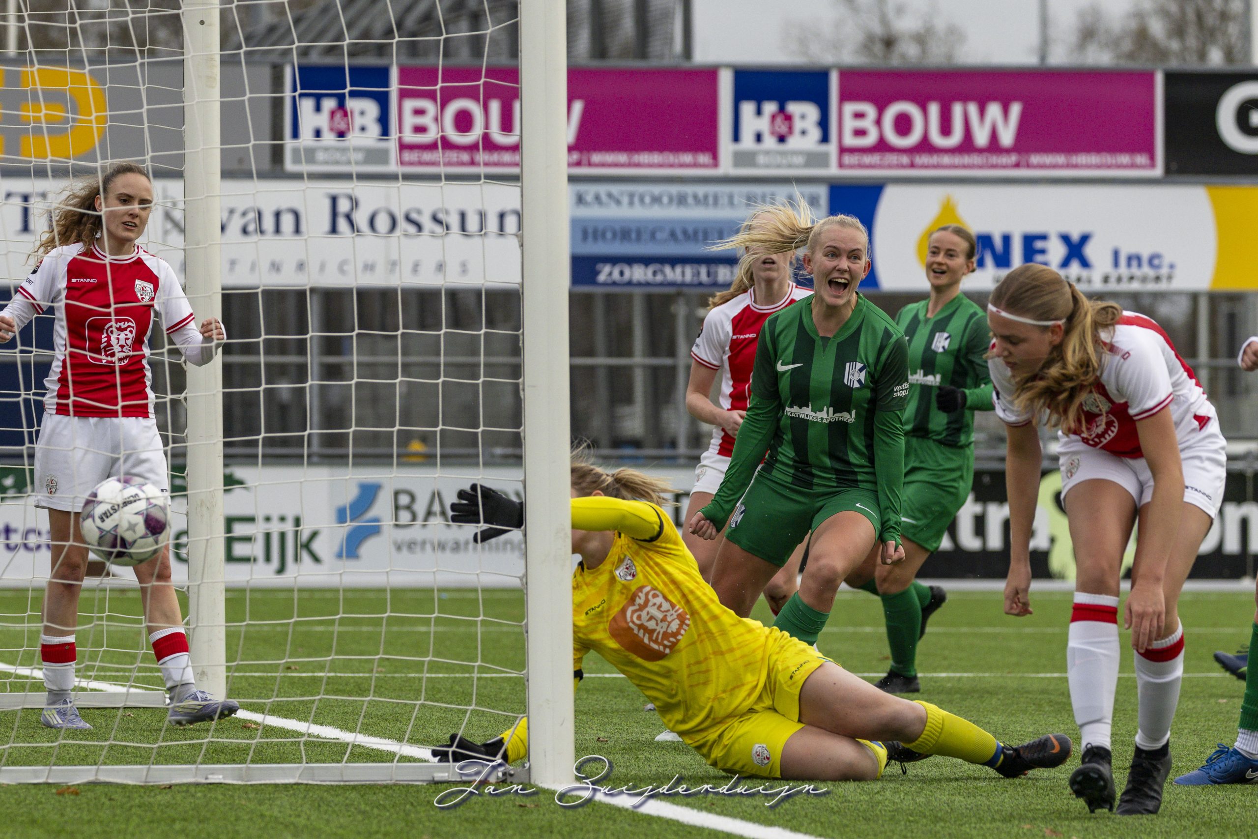 Vrouwen 1 wint lastige uitwedstrijd in Voorhout